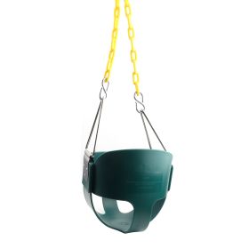 Fully Assembled High Back Full Bucket Toddler Game Swing