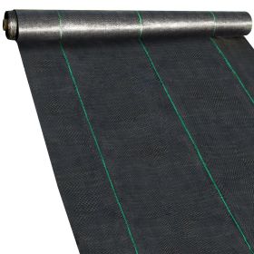 VEVOR 2*3FTx300FT Premium Weed Barrier Fabric Heavy Duty 3.2OZ; Woven Weed Control Fabric; High Permeability Good for Flower Bed; Geotextile Fabr