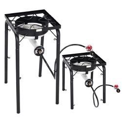 200 000-BTU Portable Propane Single Burner with Adjustable Legs