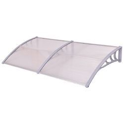 80" x 40" Outdoor Window Awning Door Polycarbonate Canopy