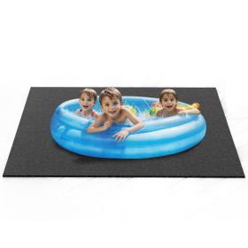 VEVOR 74 x 72 Inch Hot Tub Mat, Extra Large Inflatable Hot Tub Pad, Waterproof Slip-Proof Backing