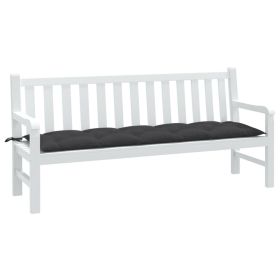 Garden Bench Cushion Melange Anthracite 70.9"x19.7"x2.8" Fabric