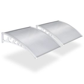 100x100 5mm PC Hollow Sheet Awning 2 Sets Unit