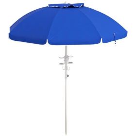 Outdoor beach umbrella-Sapphire Blue