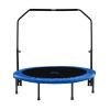 40"/48" Mini Trampoline with Adjustable Handbar ‚Äì Round Foldable Rebounder Fitness Trampoline for Kids & Adults