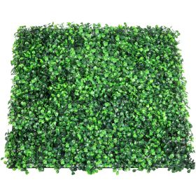 VEVOR Artificial Boxwood Panel UV 24pcs Boxwood Hedge Wall Panels Artificial Grass Backdrop Wall 20" X 20" 4 cm Green Grass Wall Fake Hedge for D