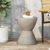 Outdoor MGO Side Table, Light Grey