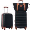 Hardshell Luggage Sets 2Pcs + bag Spinner Suitcase with TSA Lock Lightweight 20" + 24"