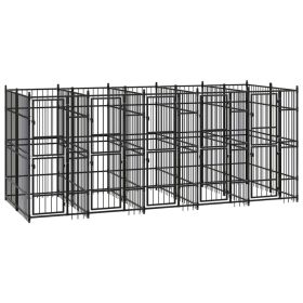 Outdoor Dog Kennel Steel 99.2 ft²