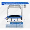 40"/48" Mini Trampoline with Adjustable Handbar ‚Äì Round Foldable Rebounder Fitness Trampoline for Kids & Adults