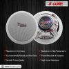 5 Core 6.5 inch Ceiling Speaker 60W Peak 2-Way Home Audio ‚Ä¢ In Wall Speakers w Tweeter - CL 6.5-12 2W