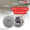 5 Core 6.5 inch Ceiling Speaker 60W Peak 2-Way Home Audio ‚Ä¢ In Wall Speakers w Tweeter - CL 6.5-12 2W