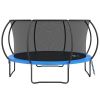 VEVOR 14FT Trampoline, 450 lbs Trampoline with Enclosure Net, Ladder, and Curved Pole, Heavy Duty Trampoline with Jumping Mat and Spring Cover Padding