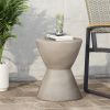 Outdoor MGO Side Table, Light Grey