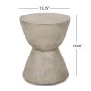 Outdoor MGO Side Table, Light Grey