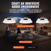 VEVOR 2 PCs 8 Inch in Ceiling Speakers, 50-Watts, Flush Mount Ceiling & in-Wall Speakers System with 8Œ©Impedance 89dB Sensitivity