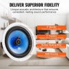 VEVOR 2 PCs 8 Inch in Ceiling Speakers, 50-Watts, Flush Mount Ceiling & in-Wall Speakers System with 8Œ©Impedance 89dB Sensitivity