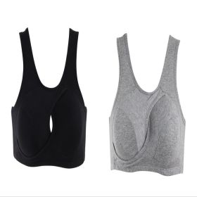 Women's Wireless Thin Gathered Vest Sports Breathable Beauty Back (Option: Set3-XL)