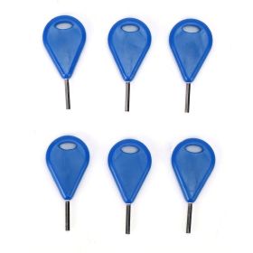 6 Pcs/Pack Surfboard Fin Hex Key Surf Fin Key Surfboard Accessories Surfing EquipmentBlack (Color: Blue)