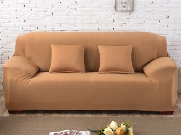 Solid Corner Sofa Covers Couch Slipcovers Elastica Material Sofa Skin Protector Cover Sofa Armchair (Option: 20-Two seat)