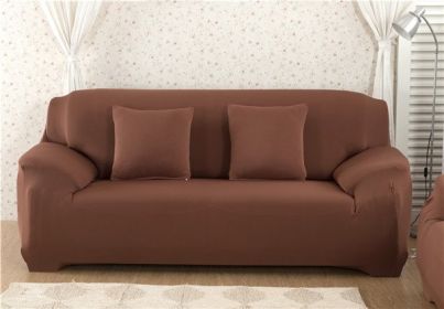 Solid Corner Sofa Covers Couch Slipcovers Elastica Material Sofa Skin Protector Cover Sofa Armchair (Option: 3-Three seat)