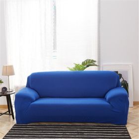 Solid Corner Sofa Covers Couch Slipcovers Elastica Material Sofa Skin Protector Cover Sofa Armchair (Option: 5-Pillowcase×2)