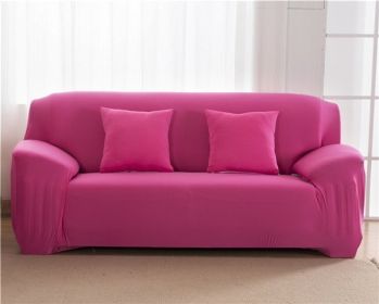 Solid Corner Sofa Covers Couch Slipcovers Elastica Material Sofa Skin Protector Cover Sofa Armchair (Option: 7-Pillowcase×2)