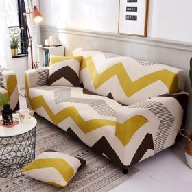 Printed Sofa Cushion Sofa Cover Sofa Cover (Option: L-3 seater)