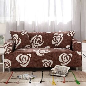 Printed Sofa Cushion Sofa Cover Sofa Cover (Option: S-4 seater)