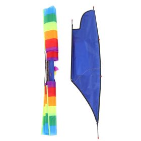 3D Huge Rainbow Sailboat Flying Kite Outdoor Sports Children Kids Game Activity (Option: as picture)