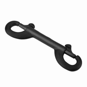 KEEP DIVING Durable Stainless Steel Double Ended Clip Hook Bolt Snap Scuba Diving Buckle(100mm) (Option: 115mm-black)