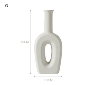 Nordic decoration ceramic vase (Option: G)