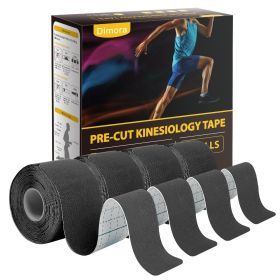 Sports Bandages In A Roll Of 20 Strips, In A Box Of 4 Rolls (Color: Black)