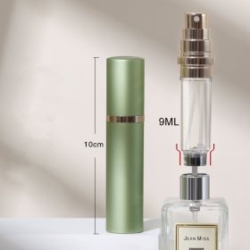 Perfume Vaporizers Bottled Bottoms Filled With Perfume High-end Travel Portable Spray Small Sample Empty Bottle Dispenser (Option: 9ML Green)