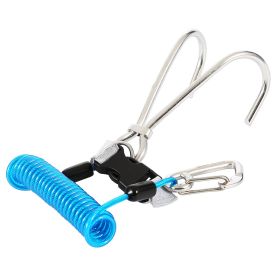 KEEP DIVING Stainless Steel Reef Hook Diving Safety Accessories (Blue) (Color: Blue)