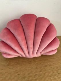 Simulation Shell Pillow Cushion Doll Nap Pillow (Option: Pink-M)