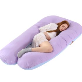 U-shape pillow (Option: 70x130cm-S11-Purple blue)