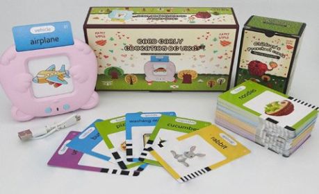 Children's Enlightening Early Education Smart Pure English Card (Option: French-1PC)