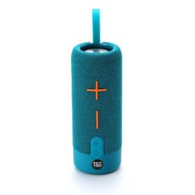 20W Portable Bluetooth Speaker Fabric Wireless Boombox Waterproof Outdoor Subwoofer Stereo Loudspeaker support TWS (Ships From: China, Color: Peacock Blue)