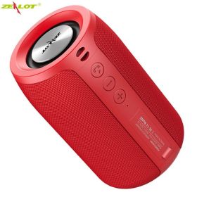 Bluetooth Speaker Bass Wireless Portable HIFI Stereo Waterproof Sound Box Outdoor Stereo Loudspeaker Music Centre (Ships From: China, Color: S32-Red)