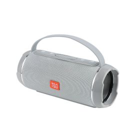 TG116C 40W TWS Outdoor Waterproof Portable High Power Bluetooth Speaker Wireless Sound Column Subwoofer Music Center 3D Stereo R (Ships From: China, Color: Gray)