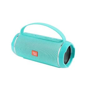 TG116C 40W TWS Outdoor Waterproof Portable High Power Bluetooth Speaker Wireless Sound Column Subwoofer Music Center 3D Stereo R (Ships From: China, Color: Green)