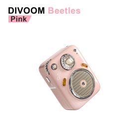 Mini Bluetooth Speaker with FM Radio; Cute Portable Outdoor Wireless Speaker ; Long Battery Life Support TF Card (Set Type: Speaker, Color: Pink)