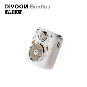 Mini Bluetooth Speaker with FM Radio; Cute Portable Outdoor Wireless Speaker ; Long Battery Life Support TF Card (Set Type: Speaker, Color: White)