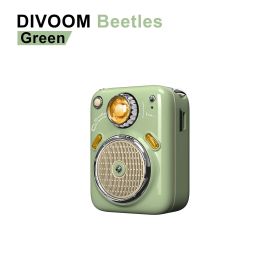 Mini Bluetooth Speaker with FM Radio; Cute Portable Outdoor Wireless Speaker ; Long Battery Life Support TF Card (Set Type: Speaker, Color: Grass  Green)