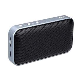 Portable Wireless Outdoor Mini Pocket Audio Ultra-thin Bluetooth Speaker Loudspeaker Support TF Card USB Rechargeable (Set Type: Speaker, Color: Black)