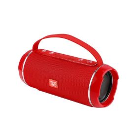 Wireless Powerful Bluetooth Speaker Box Outdoor Speakers Subwoofer Music Center BoomBox 3D Stereo Radio (Color: Red)