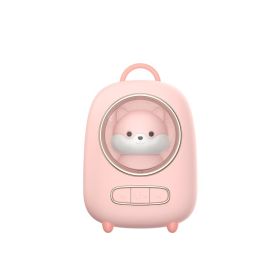 Mini Cute Pet Wireless Bluetooth Speaker With Night Light Outdoor Subwoofer Speakers Holiday Gift For Android iOS Phone Laptop (Ships From: China, Color: Pink)