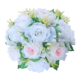 Gold/ Silver Flowers Vases Candle Rack Stand Holders Wedding Decor Road Lead Floral Bouquet Party Props Table Centerpiece Pillar (Ships From: China, Color: White Pink Heart)