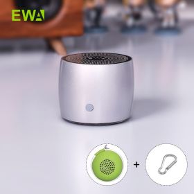 A103 Mini Bluetooth Speakers German Bass Speaker For Outdoor/Indoor Camp/Bicycle /Ravel Metal Box Loud Sound (Ships From: China, Color: A103-SILVER)